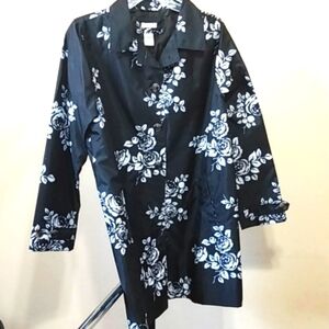 CAPELLI NEW YORK FLORAL SHORT COAT SIZE SMALL